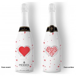 Personnalisez votre bouteille de champagne pour la Saint-Valentin : Femme  Actuelle Le MAG