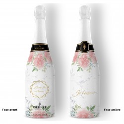 Champagne personnalisé Fête des Mères