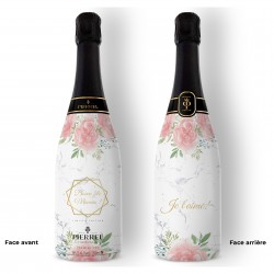 Champagne personnalisé Fête des Mères