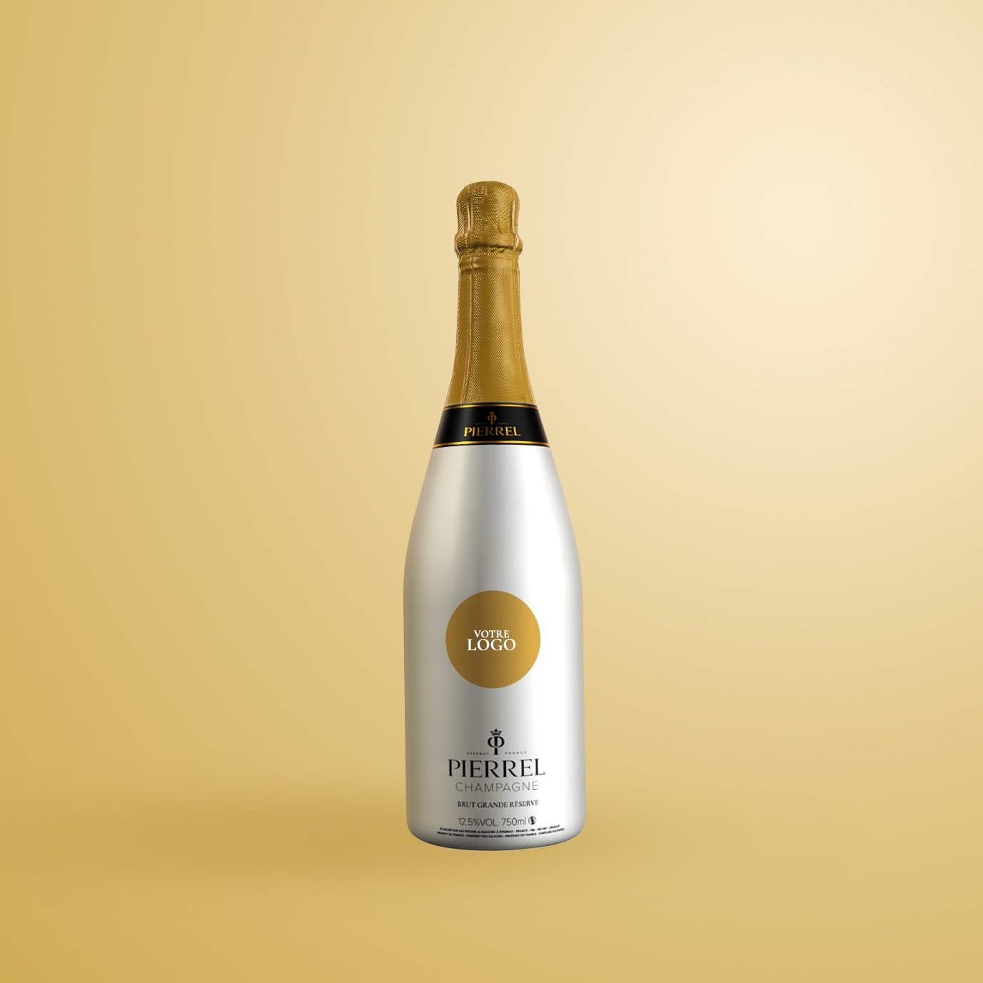 Bouteille sur mesure, marcage simple